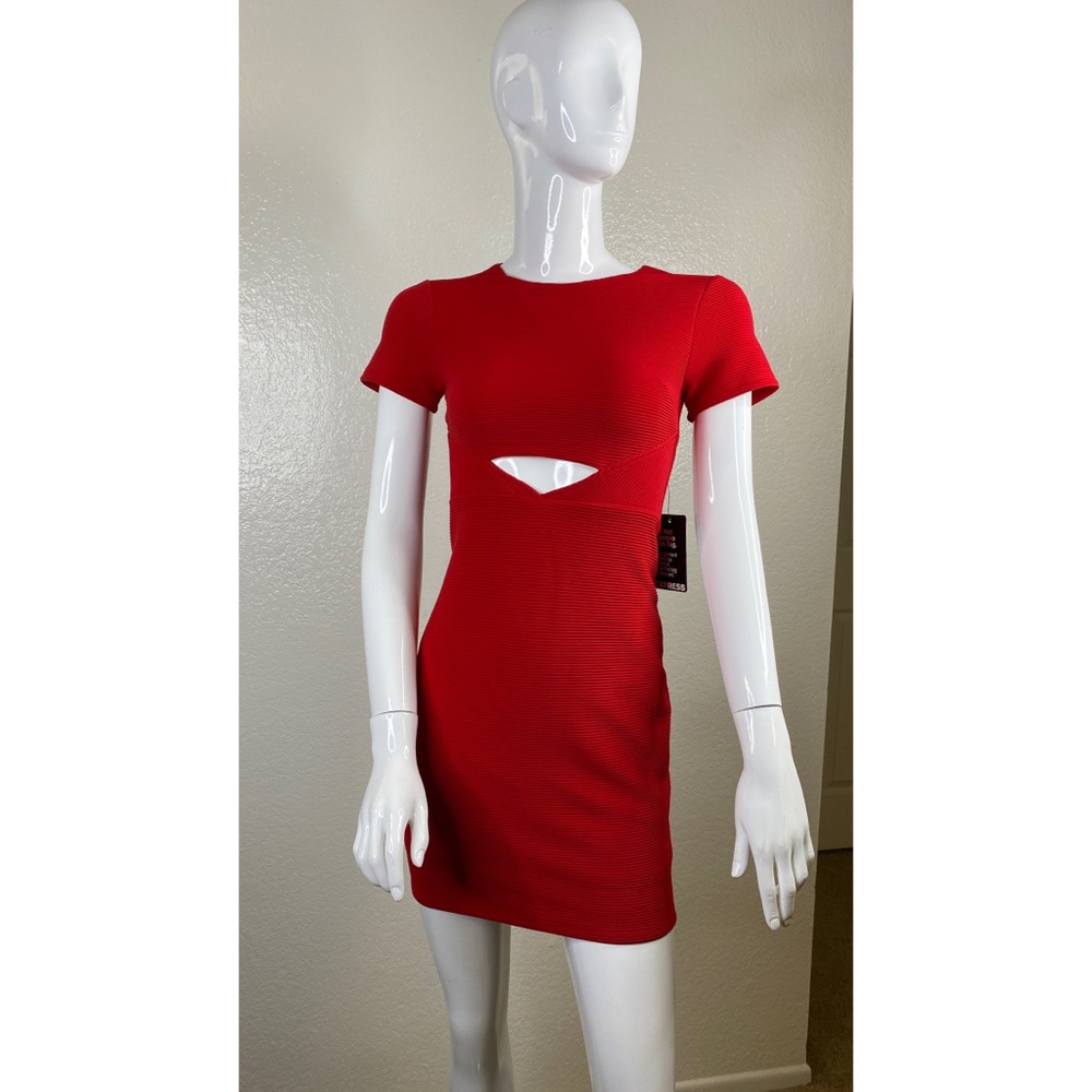 Mini Textured Triangle Dress